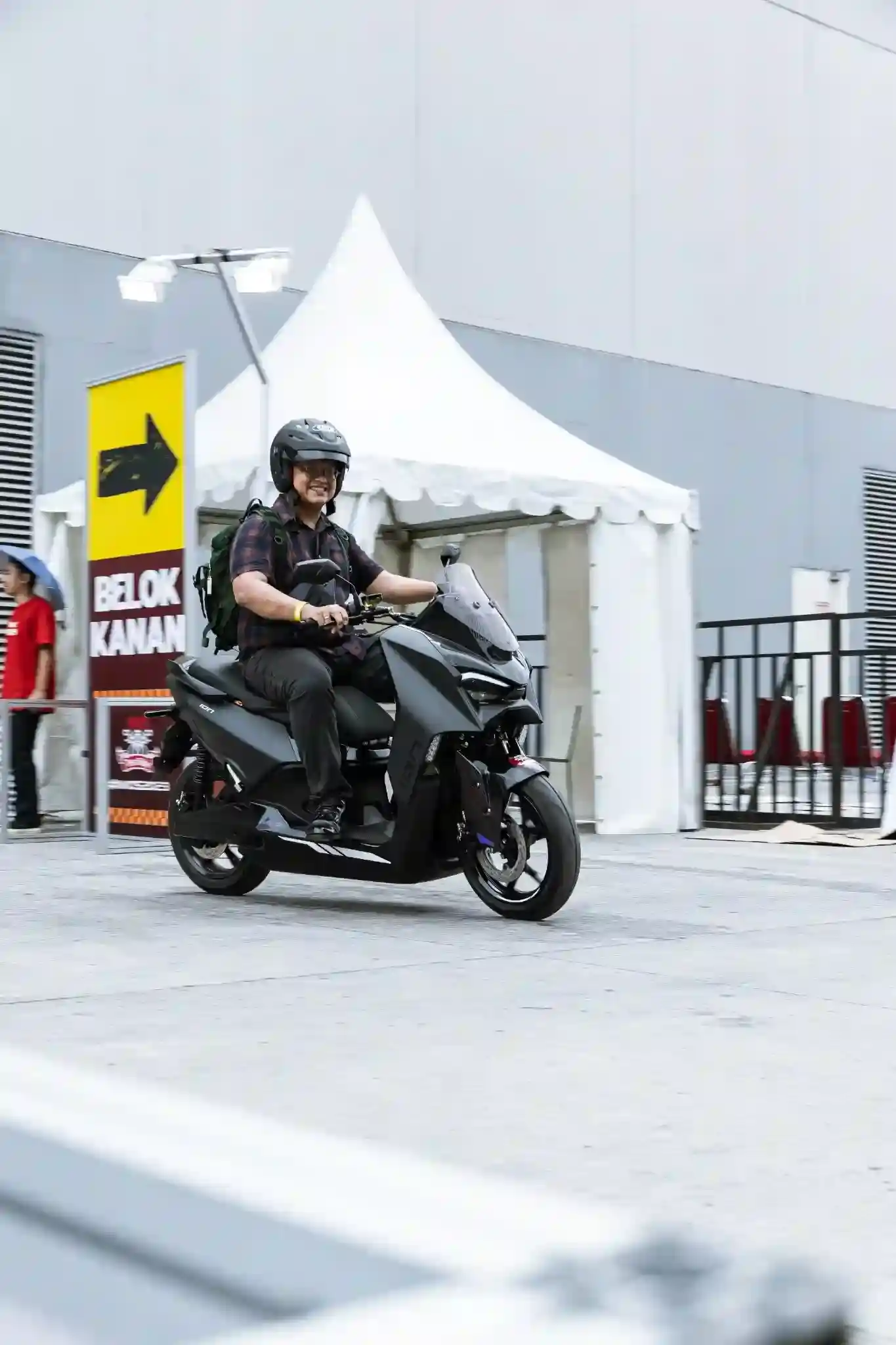 Group with bike